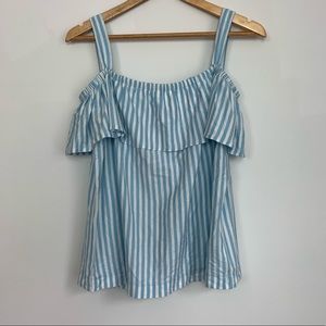 CLOSET CLOSING NWT J. Crew Blue Striped Top